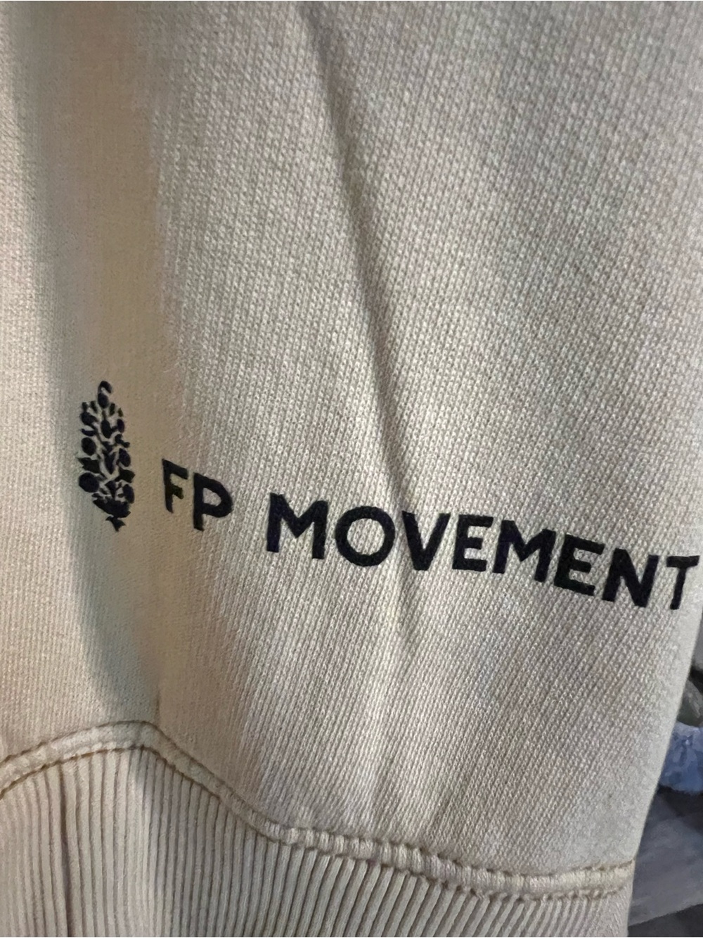 Free People Movement Undefeated Set (Hoodie Only) In Ivory NWT Size M - Picture 5 of 5
